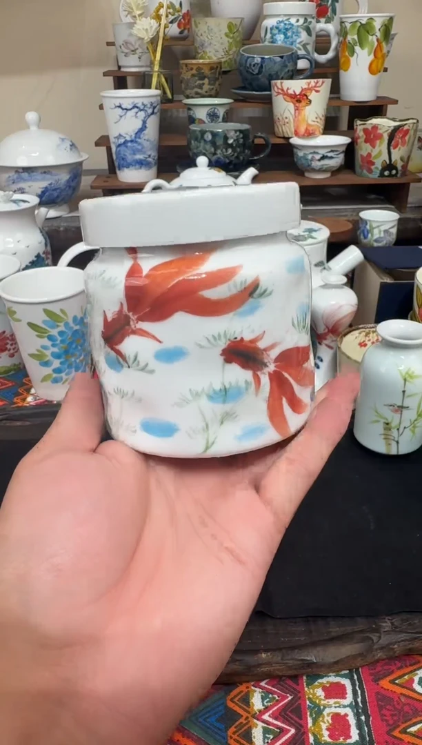 摆件景德镇手绘陶瓷