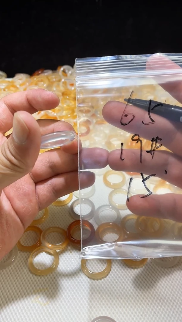 玛瑙/玉髓戒指未镶嵌65