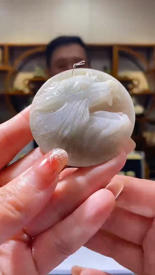 【闪购商品】翡翠颈饰未镶嵌36/0206/W/狼