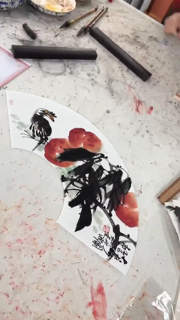 国画李少波/国画/花鸟