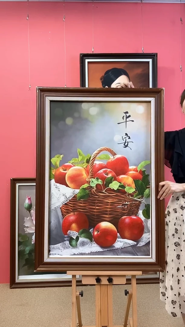 油画落***！尺寸60*90画芯（不含框）
