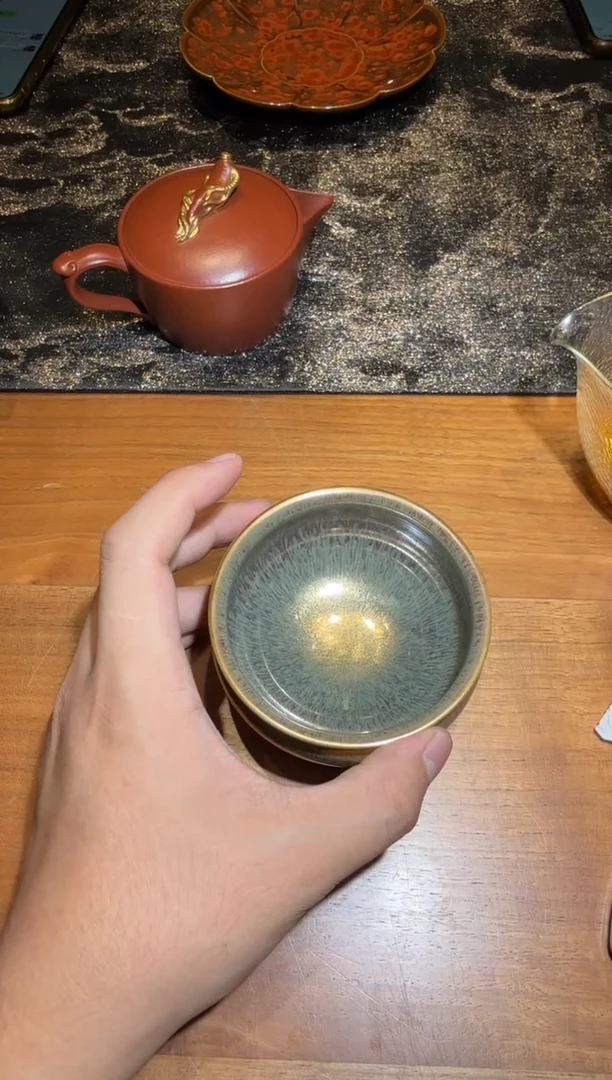 茶盏范泽锋金丝玉毫38