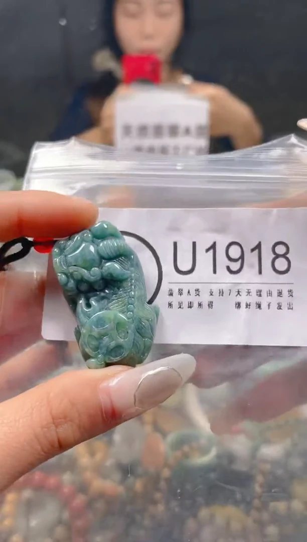 【闪购商品】翡翠颈饰未镶嵌/U/翡翠A货一图一物