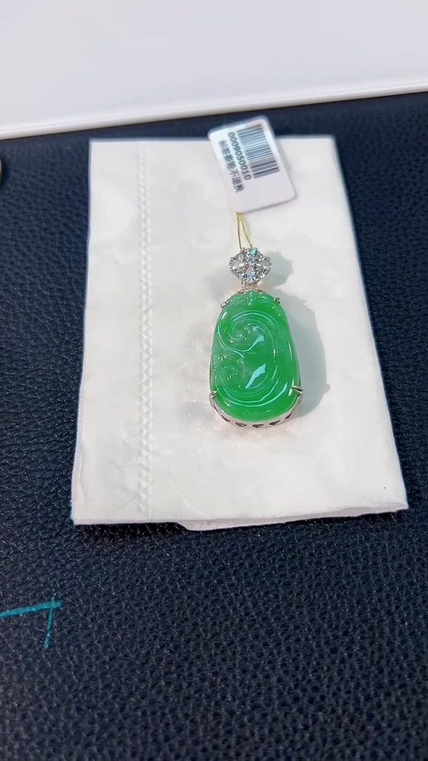 颈饰未镶嵌翡翠 缅料A货/支持复检/一件