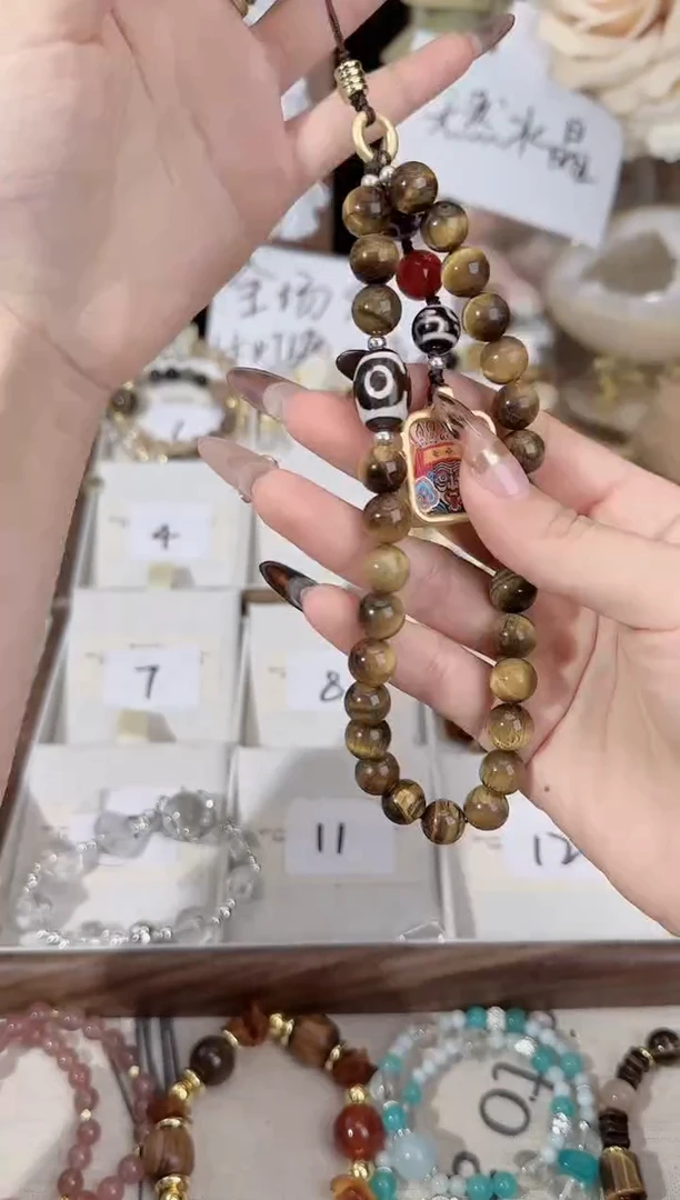 未镶嵌手链水晶手机链