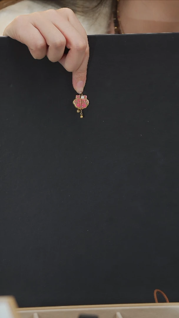 【闪购商品】淡水珍珠吊坠(不含链)18K金镶嵌吊坠