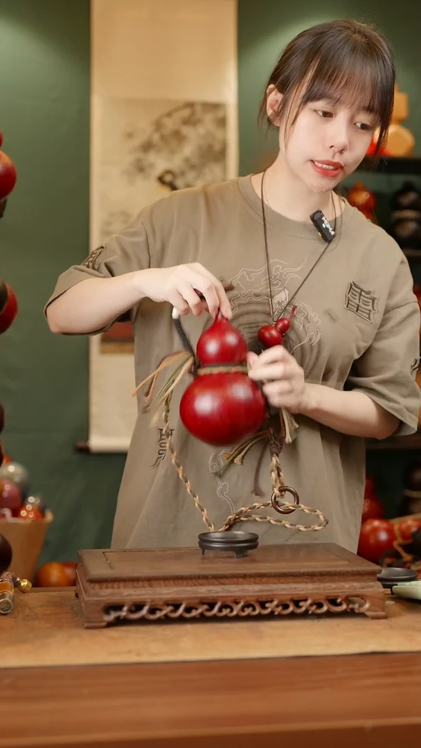 48号精品天然大漆酒葫芦一物一拍~