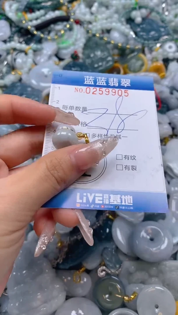 翡翠未镶嵌颈饰闪购0259905