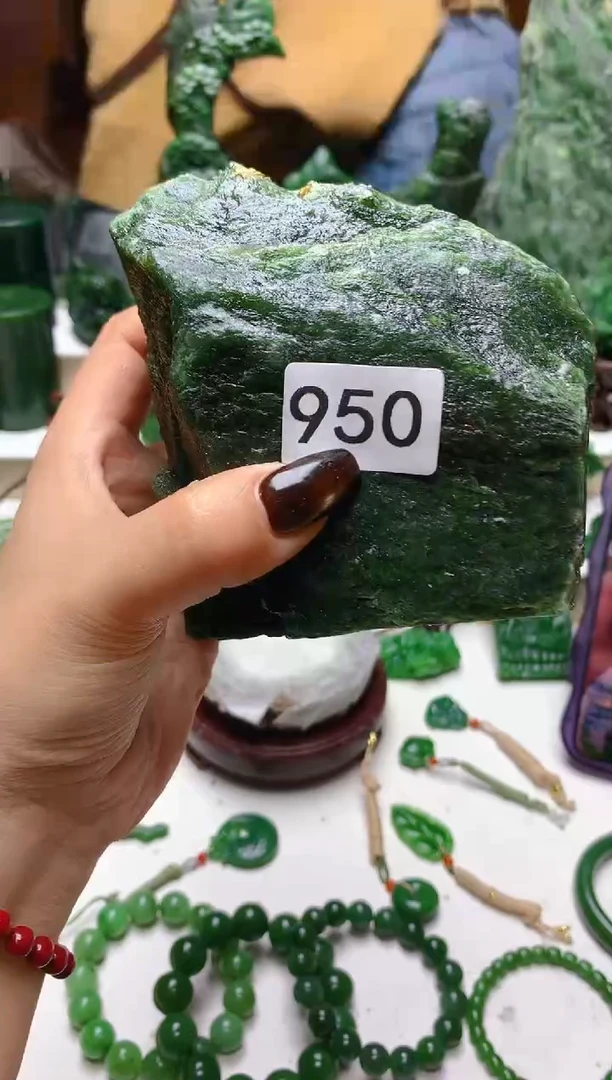 未镶嵌和田玉珠宝半成品1