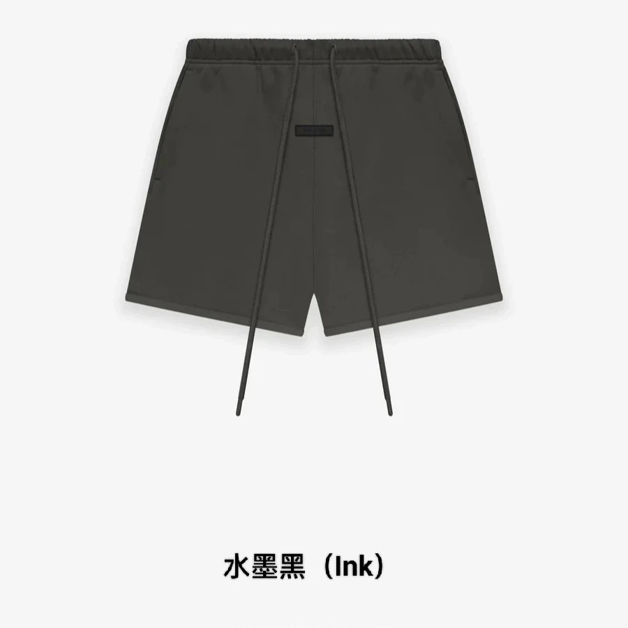 LAOXIAO-ESS美式休闲短裤锁边款