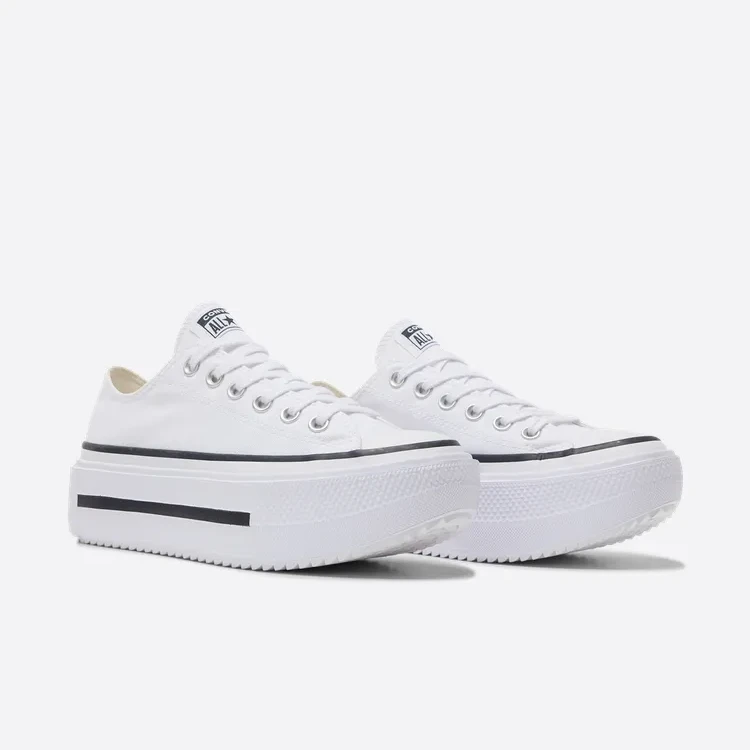Converse/匡威Double Stack女子休闲运动胶鞋双层厚底鞋A15491C
