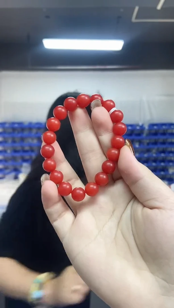 【闪购商品】南红玛瑙手串未镶嵌多样性发其一颜色微差