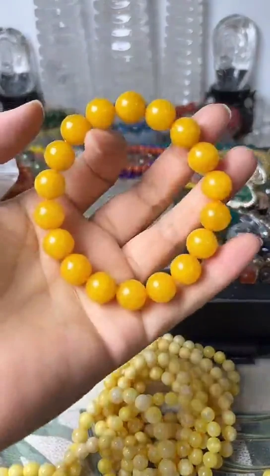 【闪购商品】琥珀手链未镶嵌  矿坑
