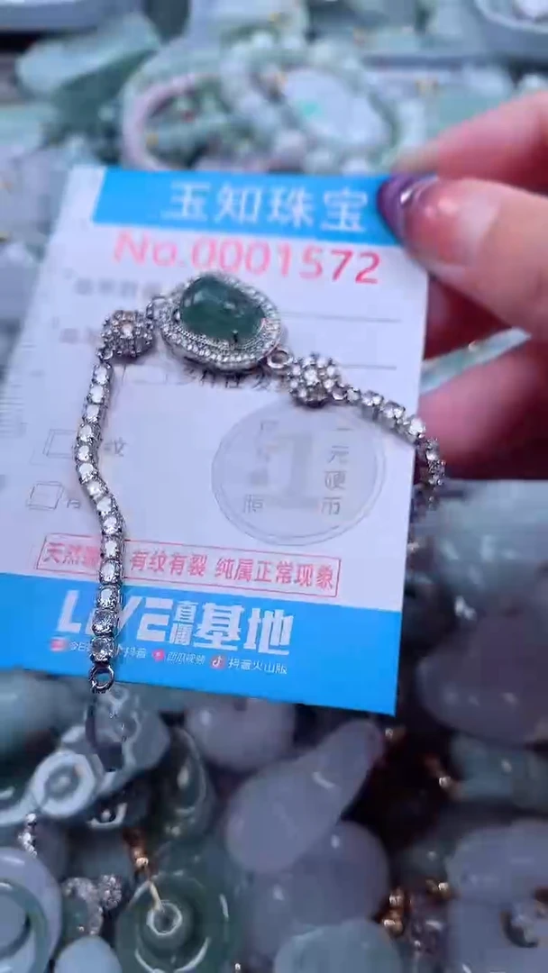 翡翠未镶嵌吊坠(不含链)1572