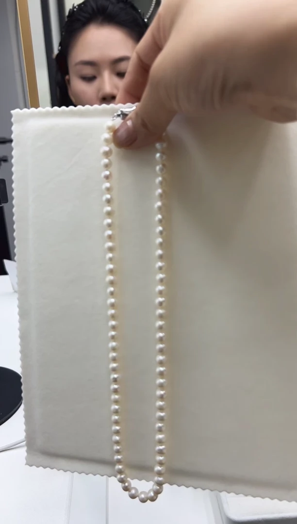 淡水珍珠未镶嵌颈饰5-6