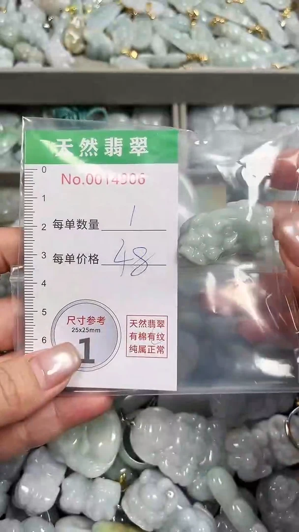 翡翠未镶嵌吊坠(不含链)4906