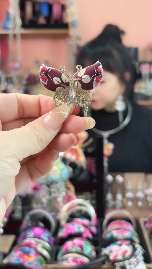 织绣艺枝独绣手工饰品168