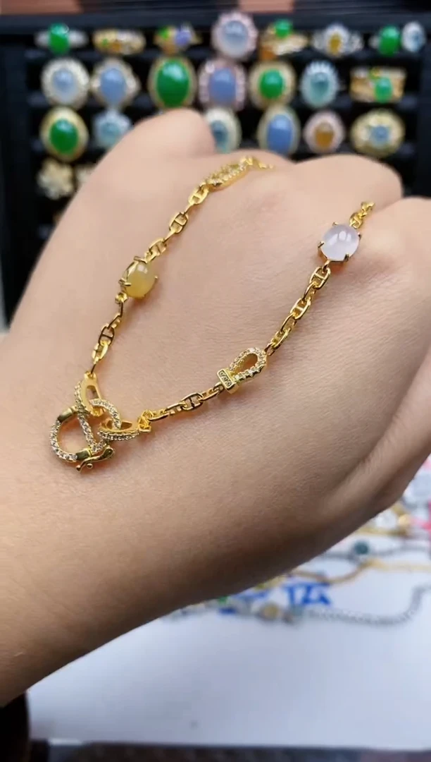 银S925镶嵌戒指翡翠377