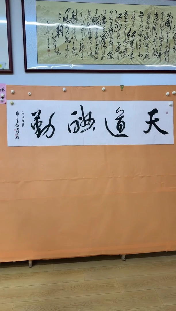 书法天道酬勤作品