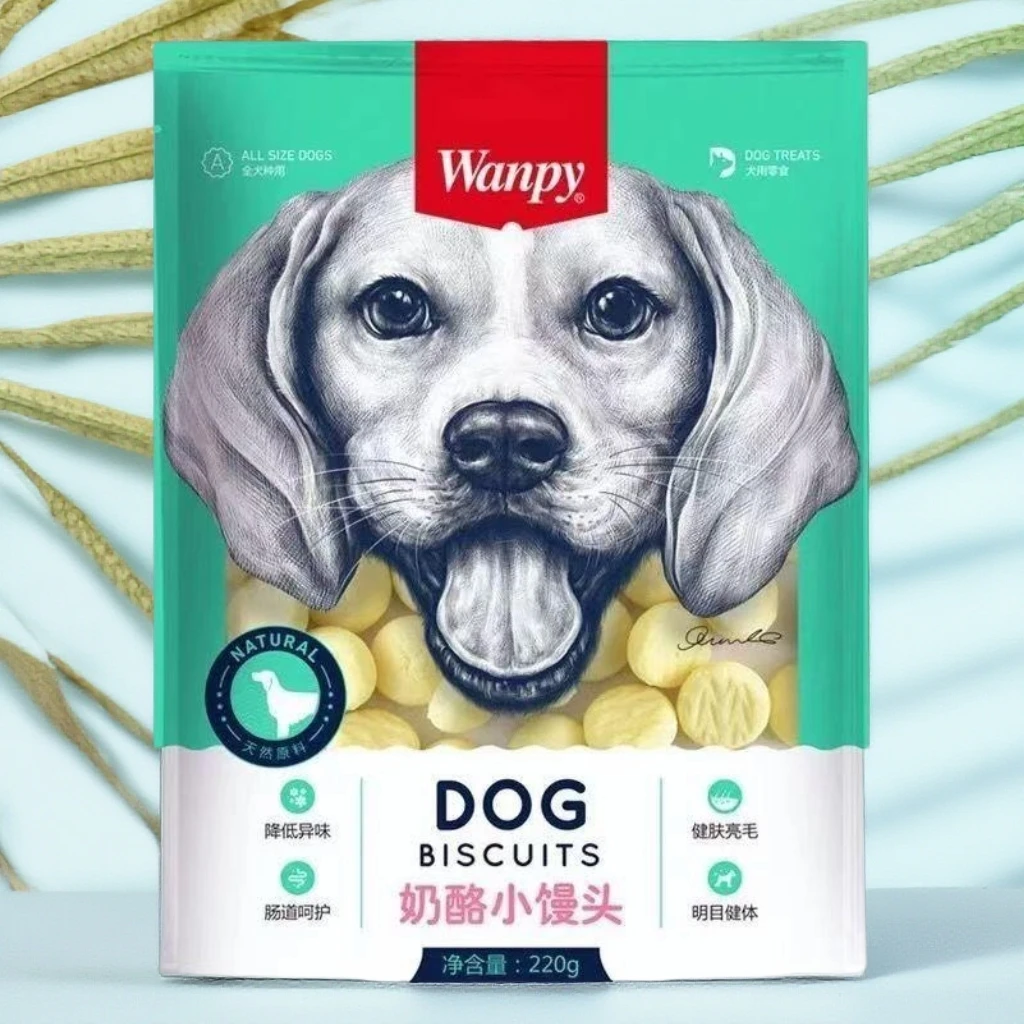 顽皮奶酪小馒头消臭饼干幼犬狗狗磨牙奖励养狗必备用品