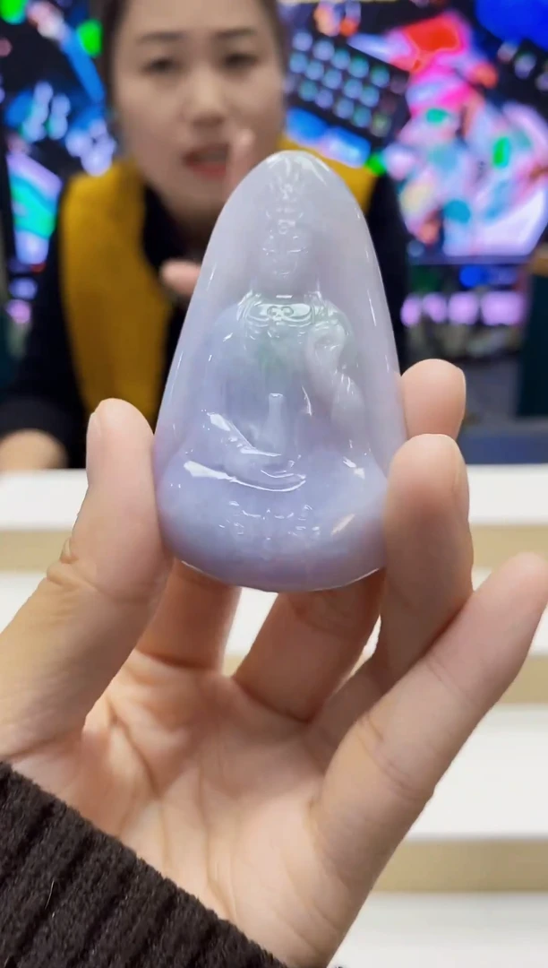 未镶嵌定制翡翠-毛货挂件56