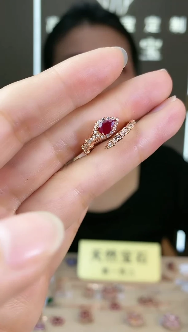 【闪购商品】红宝石手饰银S925镶嵌手饰
