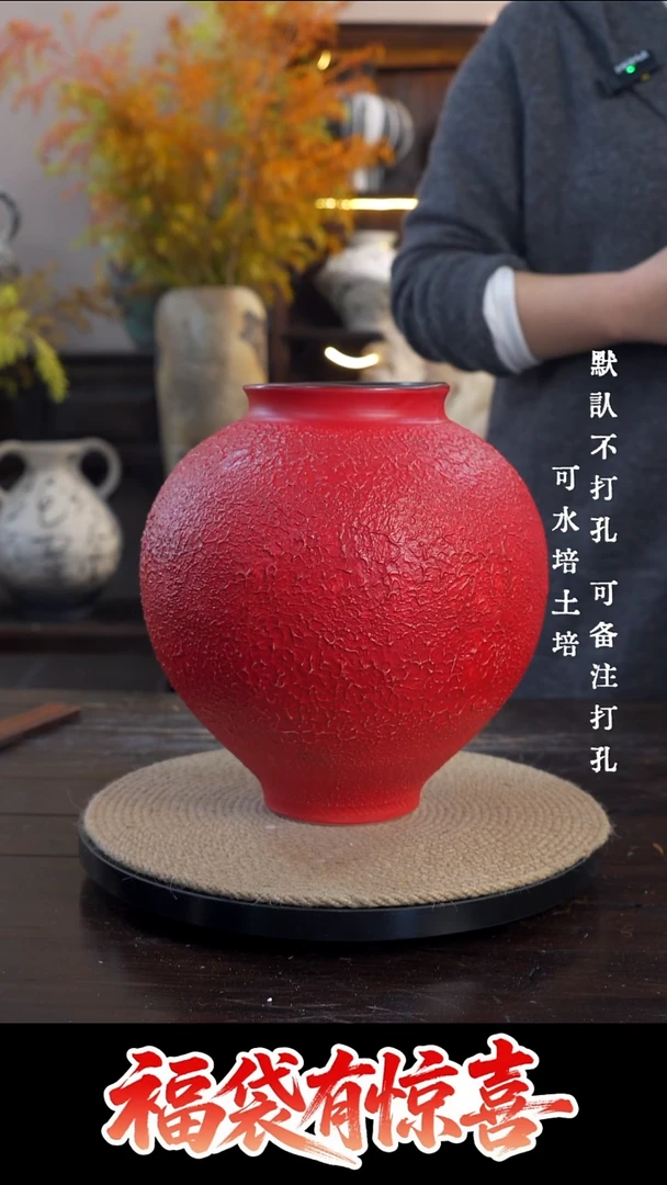 摆件陶01景德镇高档陶瓷花瓶