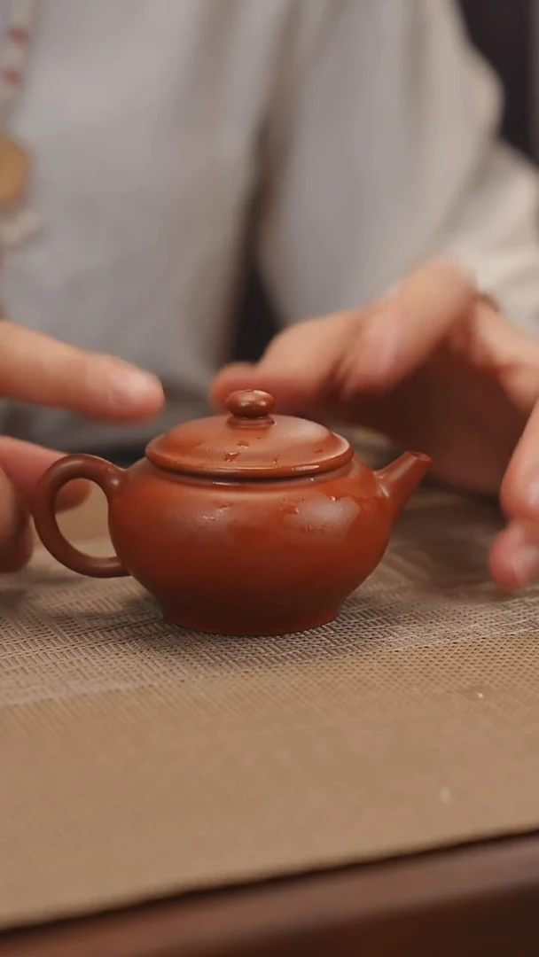 原矿红清水光速紫砂壶13