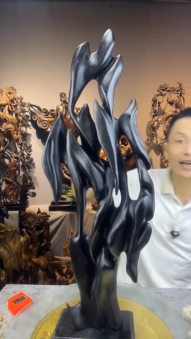 木理****智千年乌木随行摆件