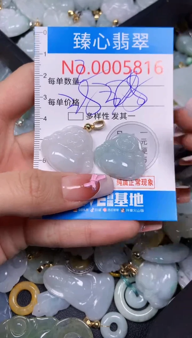 【闪购商品】翡翠颈饰未镶嵌含绳0005816