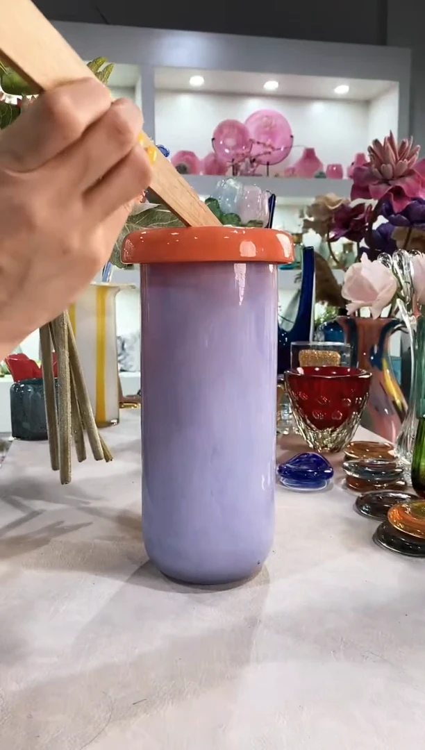 慕忆家手作琉璃花瓶