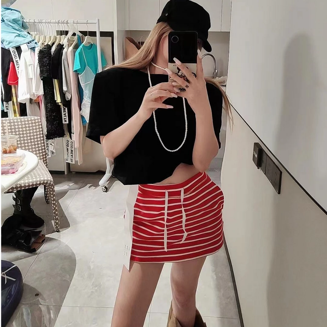 宠儿【2025夏季韩版4色后背交叉时尚百搭体恤】