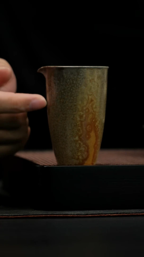 普洱落厚山柴烧公道杯100ml