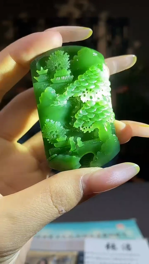 和田玉未镶嵌颈饰C533