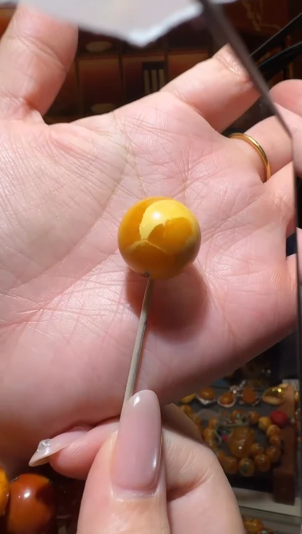 蜜蜡颈饰未镶嵌421天然蜜蜡珠宝奇石全都保真