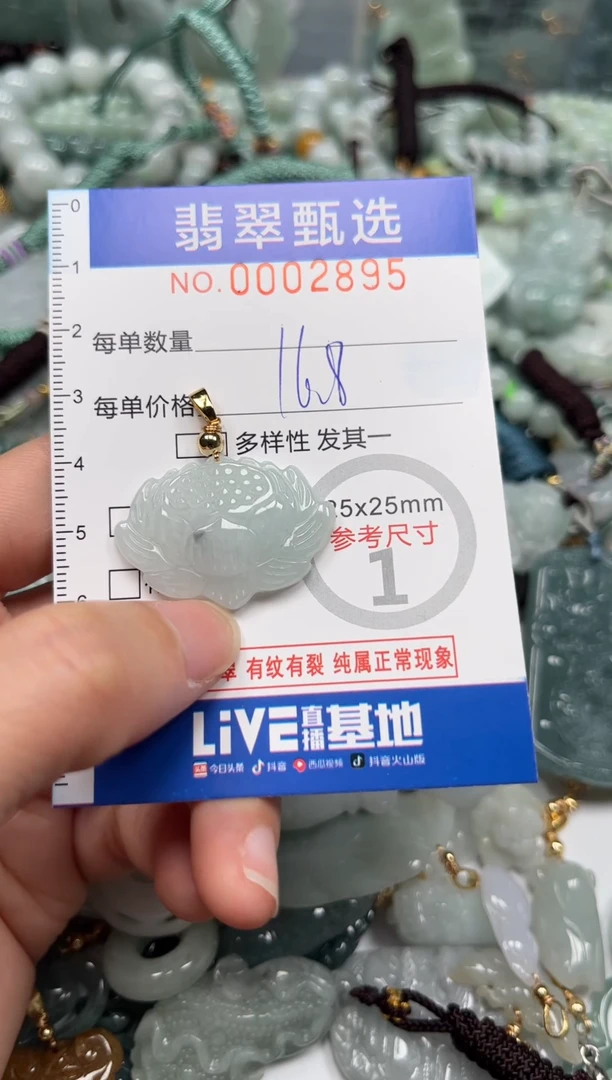 【闪购商品】翡翠颈饰未镶嵌00..2895