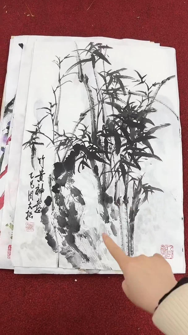 国画周大拙/国画/花鸟