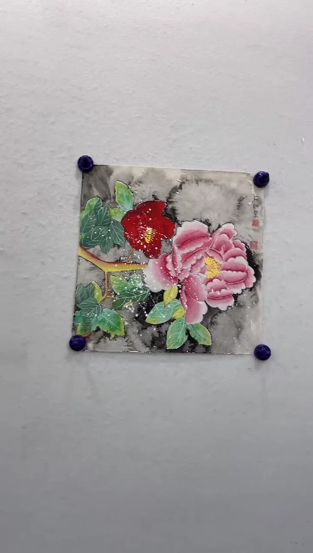 国画z只红梅--1平尺花鸟