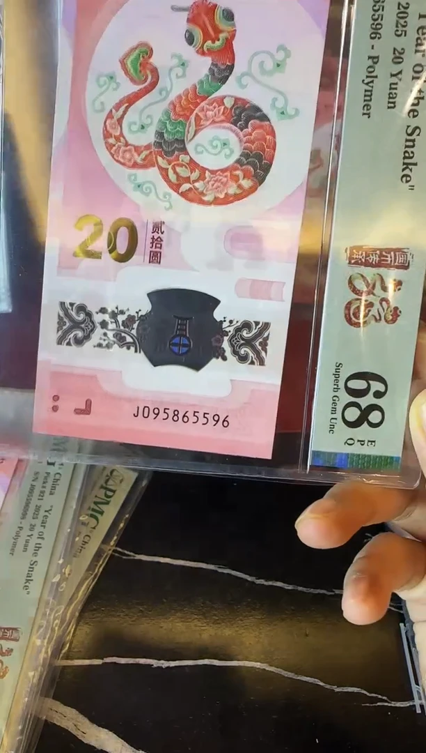 塑料2025 蛇钞 单张 095865596