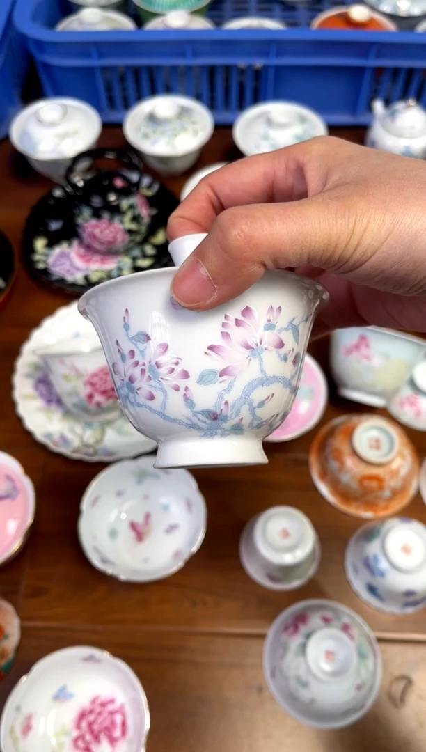 景德镇纯手绘陶瓷茶具