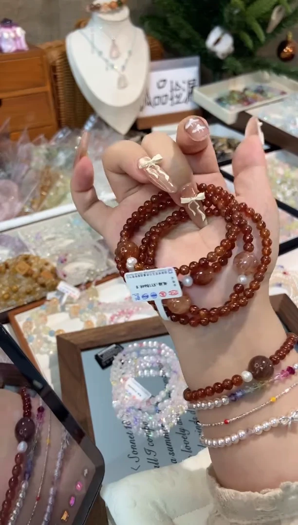 未镶嵌手串水晶孤品捡漏均匀瑕疵介意勿拍