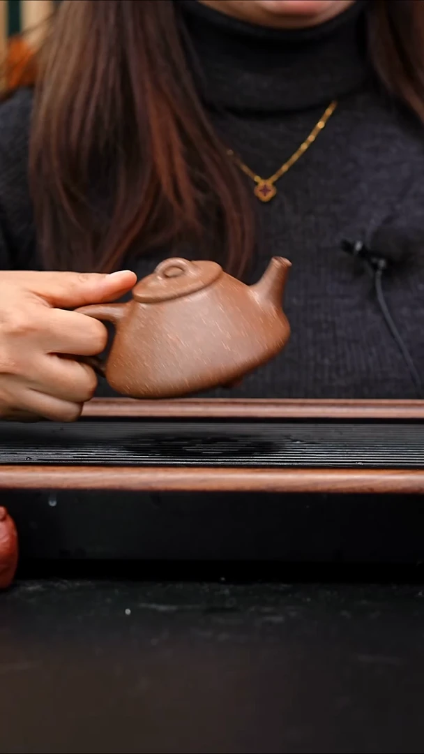 茶壶紫砂降坡8目粗砂子冶石瓢