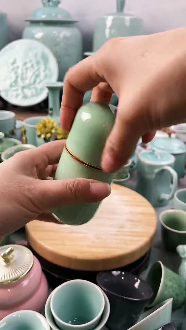 【闪购商品】特价 微瑕 慧仙青瓷