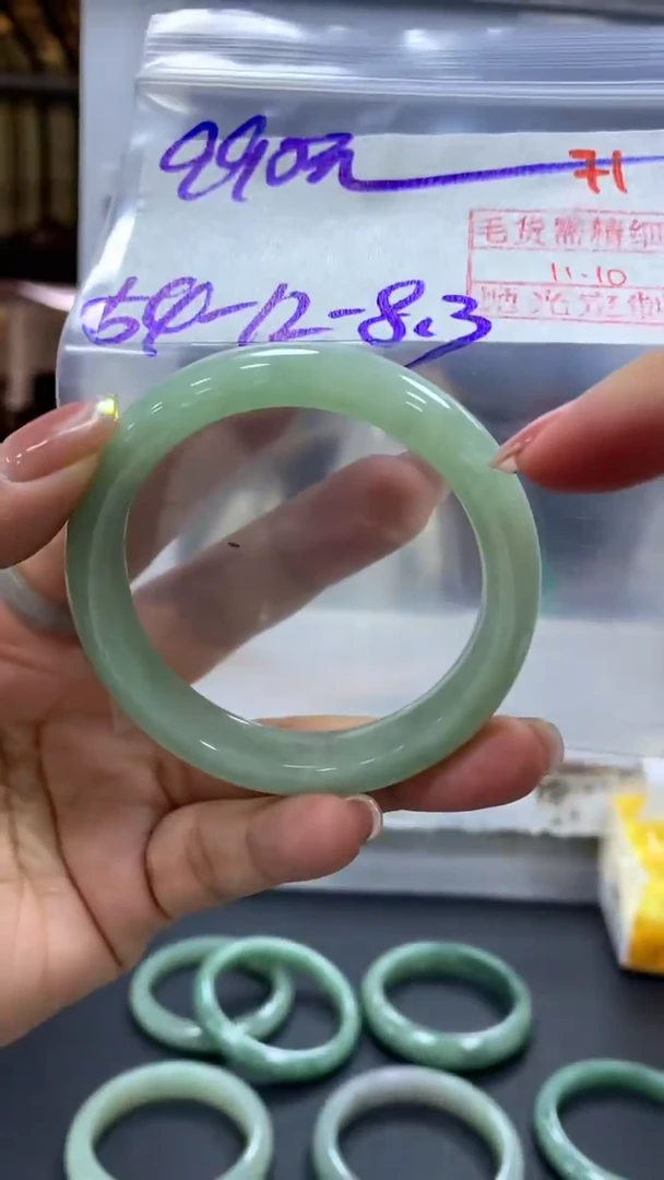 未镶嵌定制翡翠毛货需精细抛光+拍一发一+71