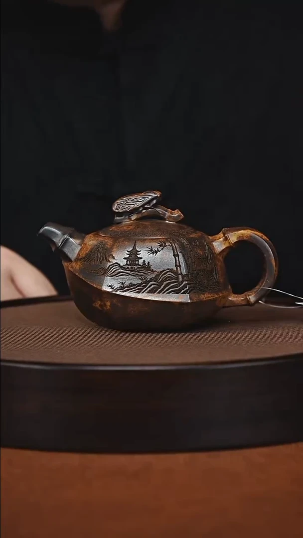 茶壶紫砂原矿紫砂壶