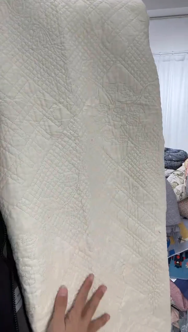 棉190*240纯棉床盖16号大瑕疵脏迹