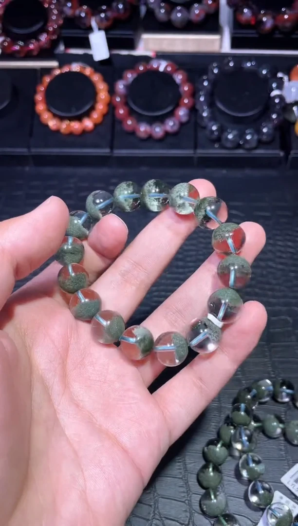 【闪购商品】水晶手链未镶嵌绿幽灵单圈A13（多样性发其一）