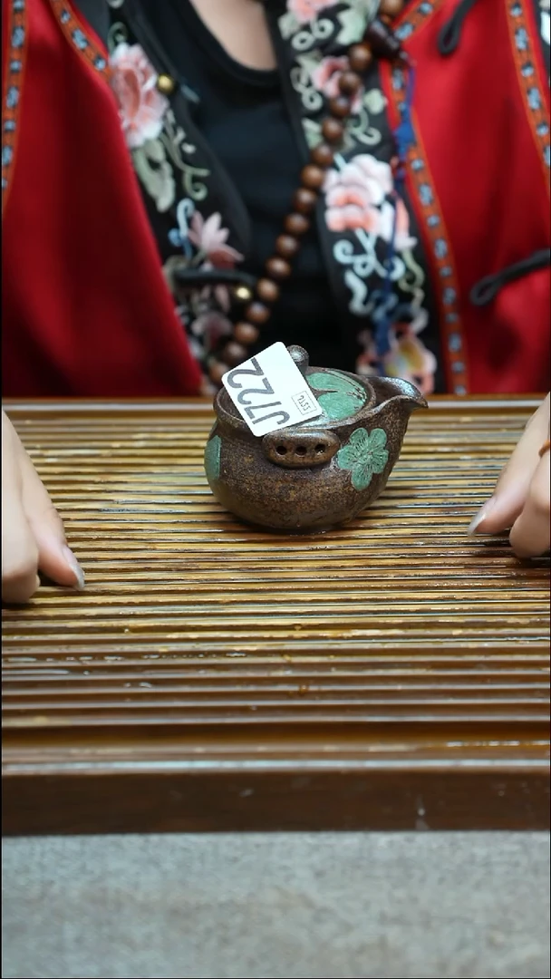 万古烧粗陶手工茶具