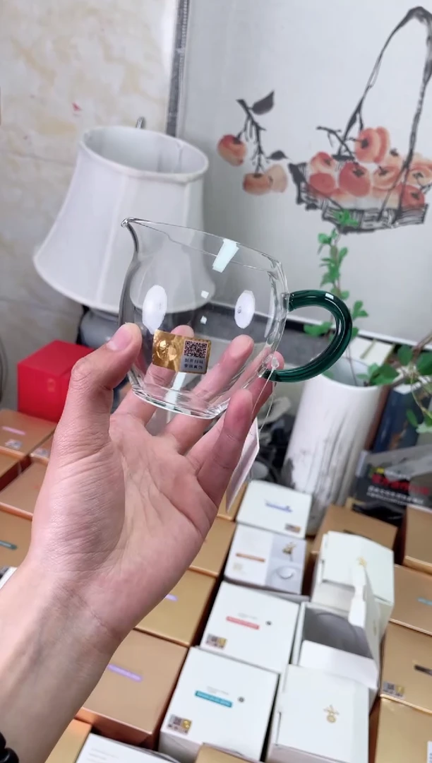禾器/晶彩悠然茶海/墨绿