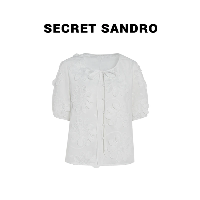 【手工太阳花】【多娜&Secret Sandro粉丝专享】衬衫 S55209074N